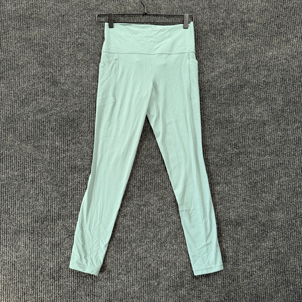 Athleta Salutation Stash Tight Women S Green High Rise Yoga Leggings 599749-21
